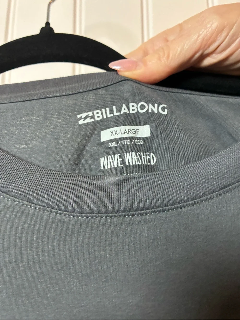 Billabong Black T‑Shirt with Yellow Palm Logo
